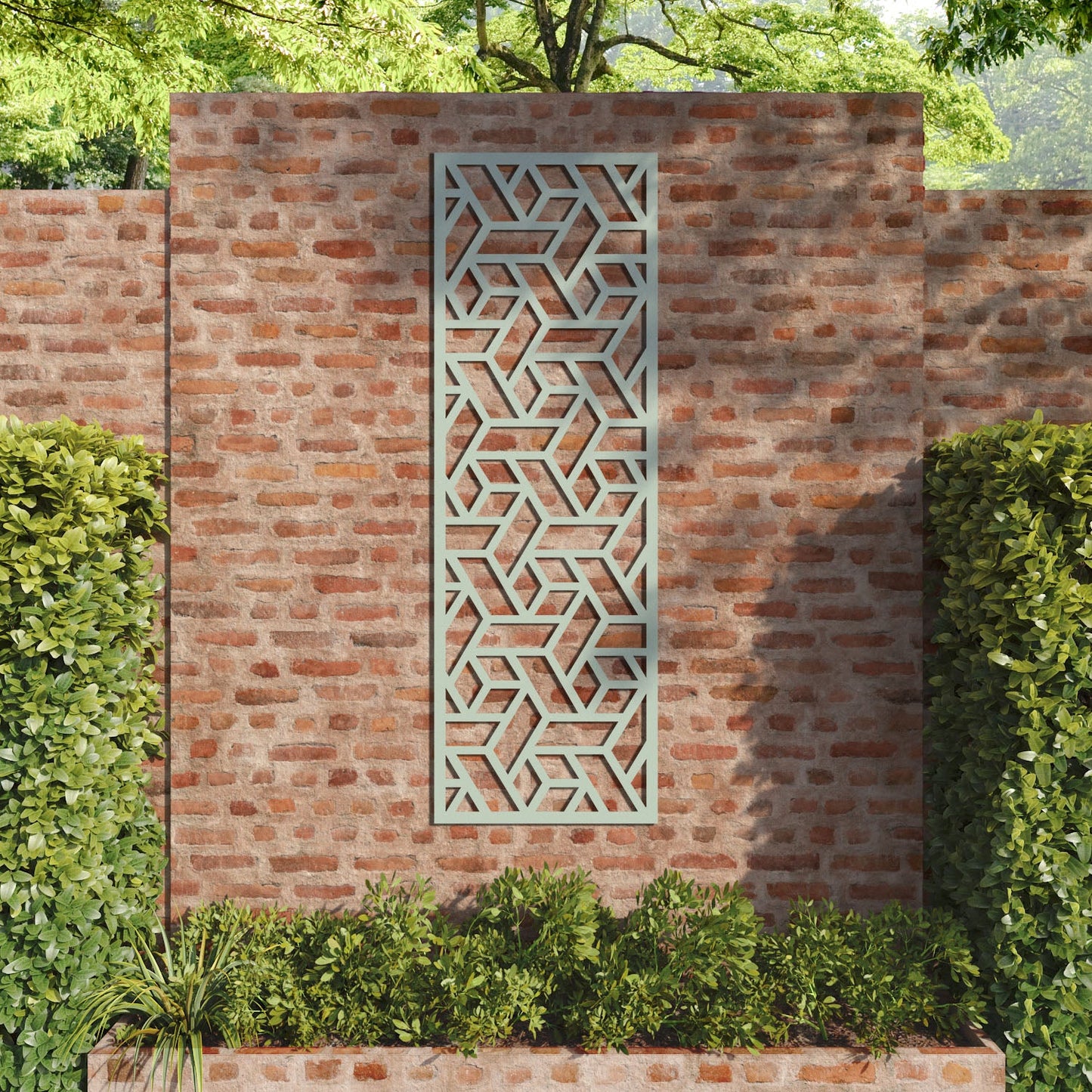 Contour decorative panel