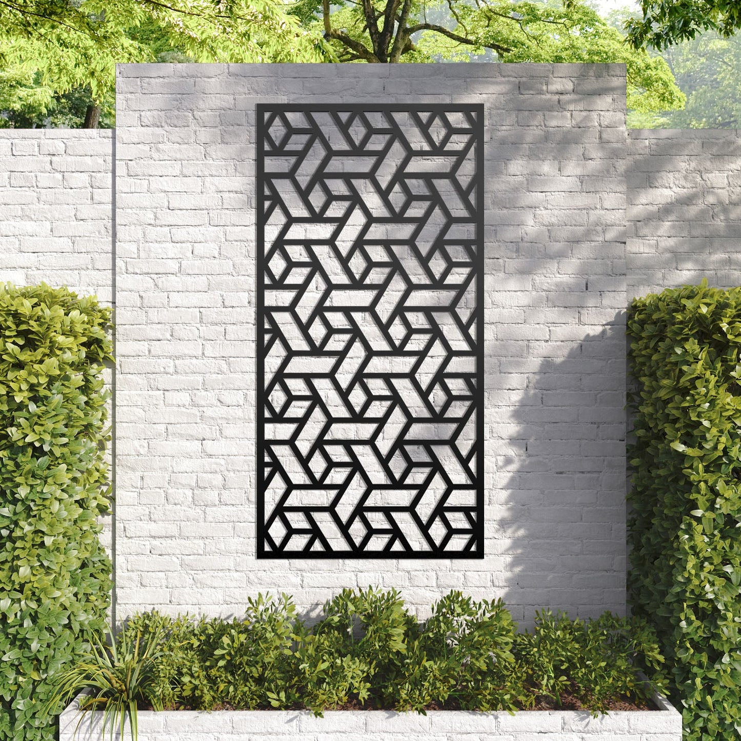 Contour decorative panel