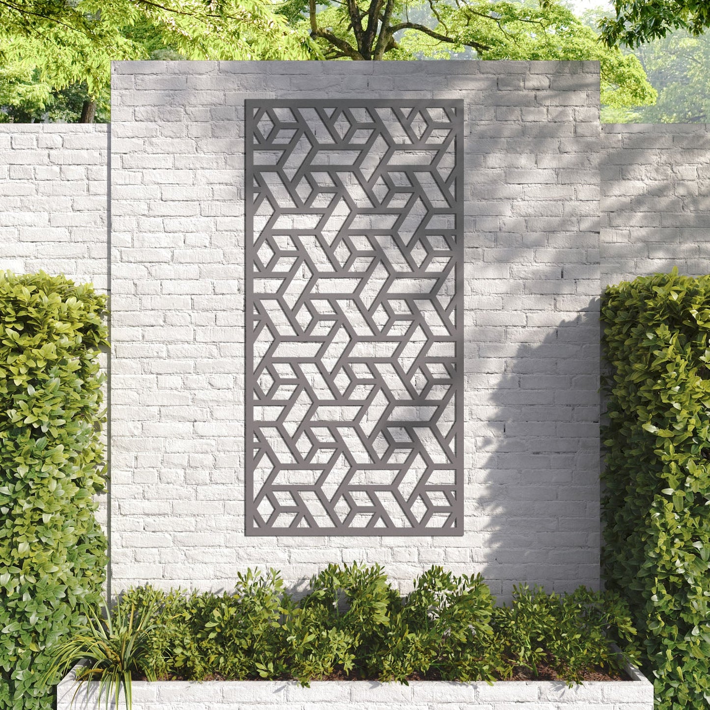 Contour decorative panel