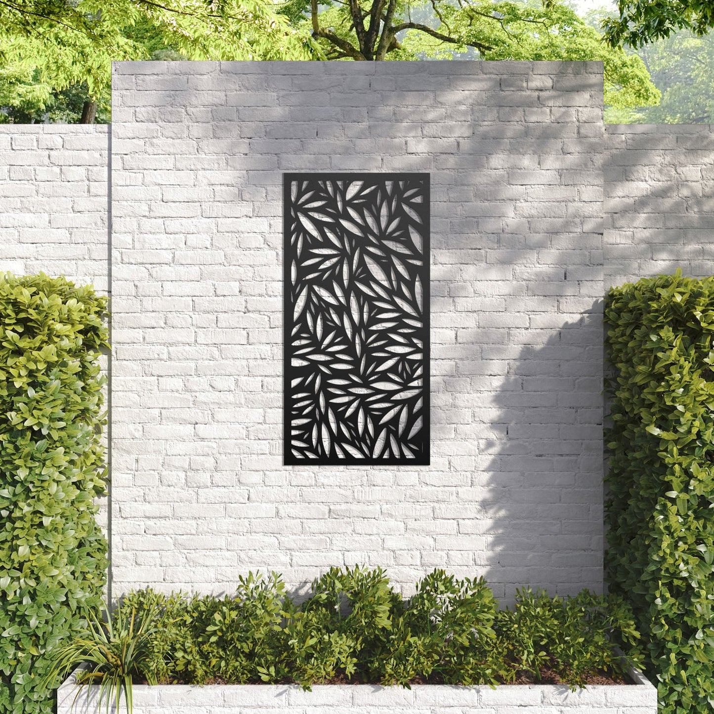 Foliage decorative panel